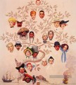 a family tree 1959 Norman Rockwell